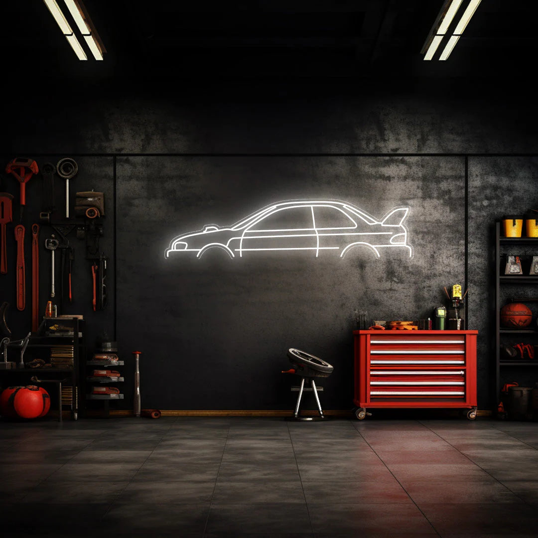 Impreza WRX STI 2006 Neon Silhouette