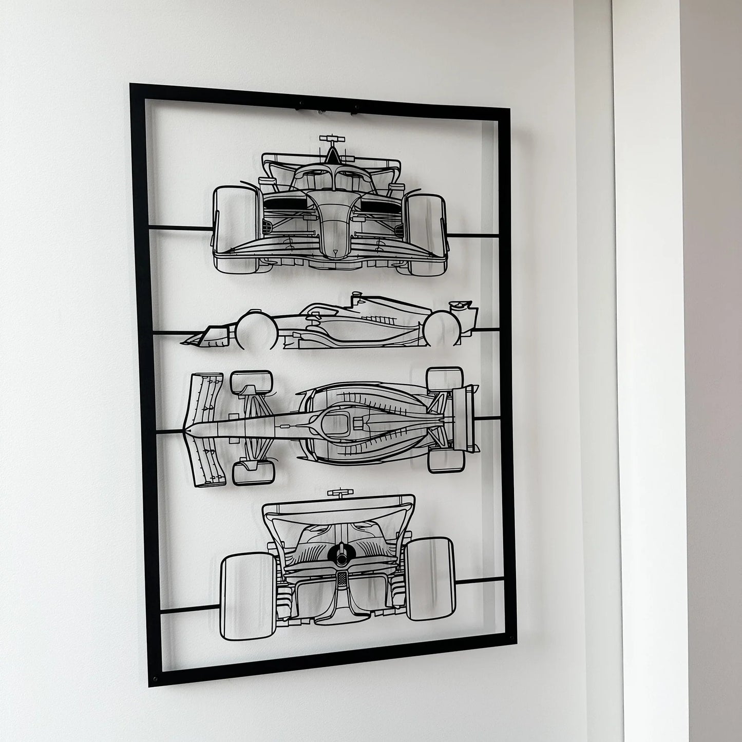 Mustang Shelby GT350 2019 Frame Silhouette Metal Wall Art
