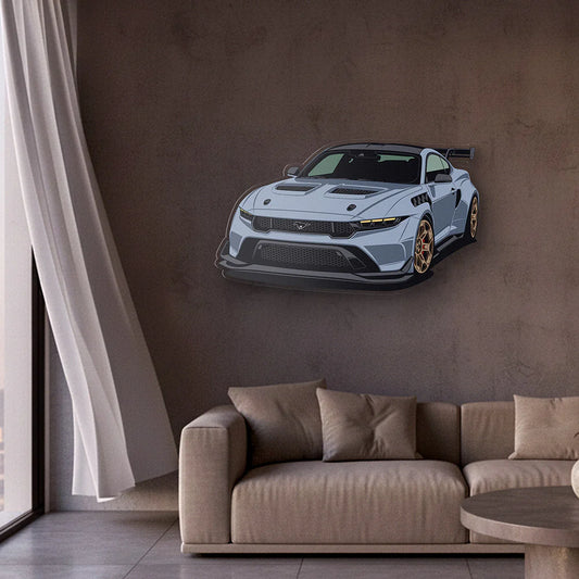 Mustang GTD Front Angle Acrylic Print