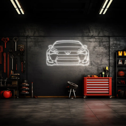 BRZ Front Neon Silhouette