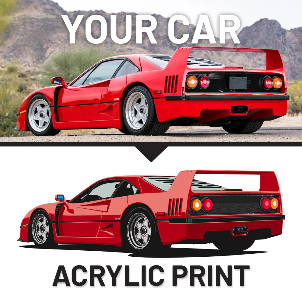 Your Custom Car Acrylic Print Service