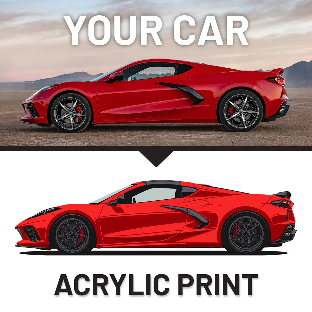 Your Custom Car Acrylic Print Service