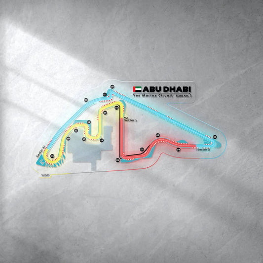 Yas Marina Circuit Neon Race Track
