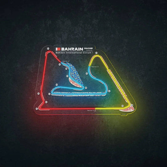 Bahrain International Circuit Neon Race Track