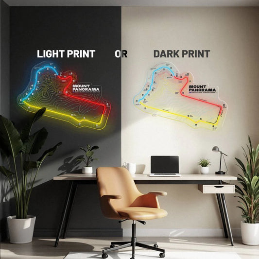 Mount Panorama Neon Race Track