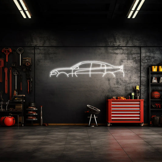Charger 2017 Neon Silhouette
