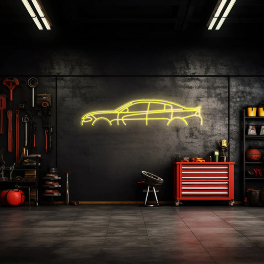 Charger 2017 Neon Silhouette