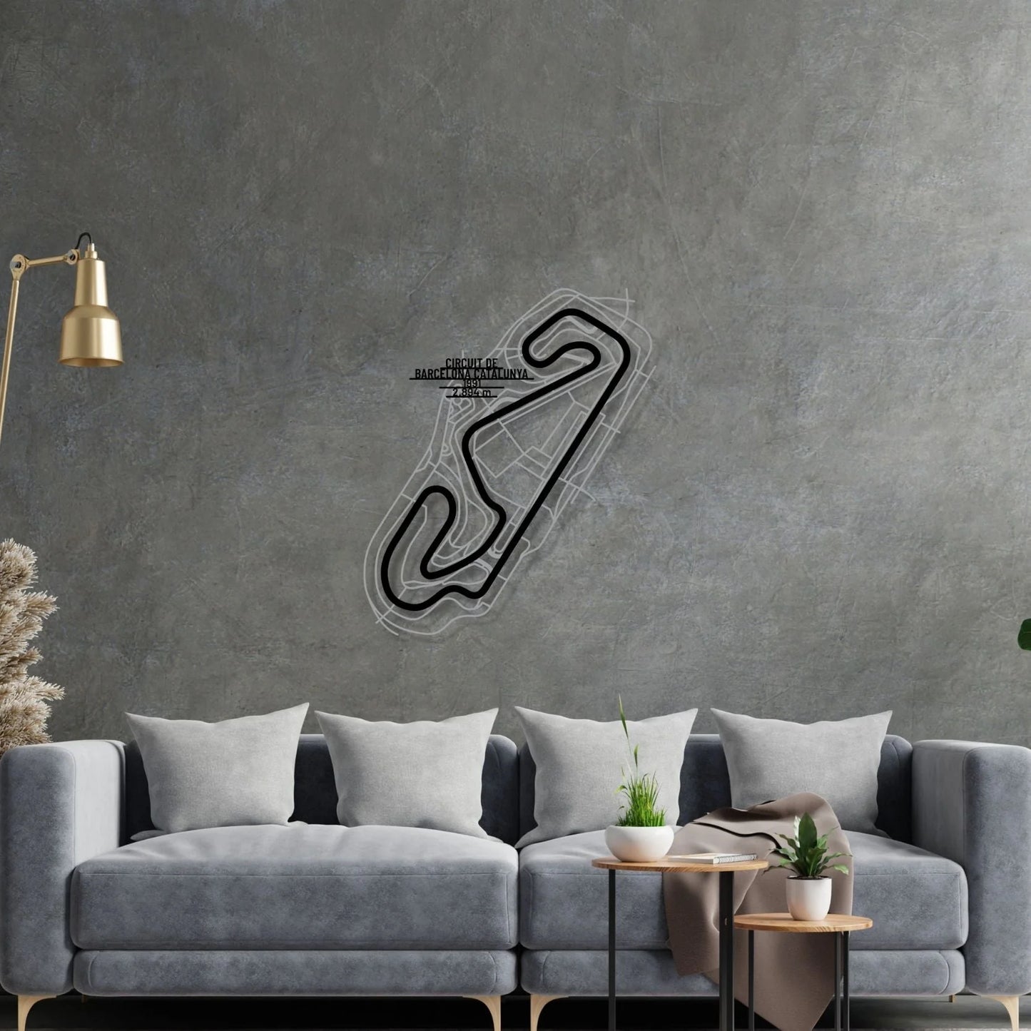 Circuit de Barcelona-Catalunya Metal Wall Art