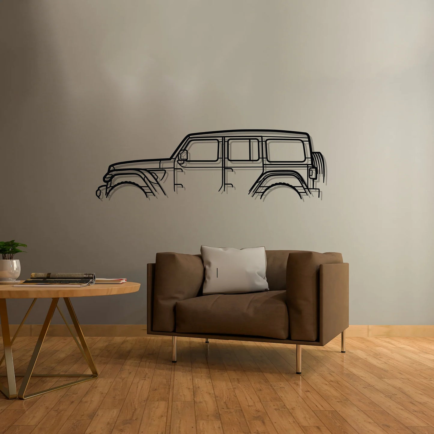 Wrangler Classic Silhouette Metal Wall Art