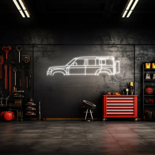 Defender 110 2024 Neon Silhouette