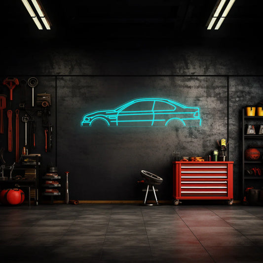 E46 M3 Neon Silhouette