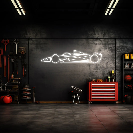 Formula F1 2025 Neon Silhouette