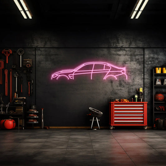 M3 F80 Neon Silhouette