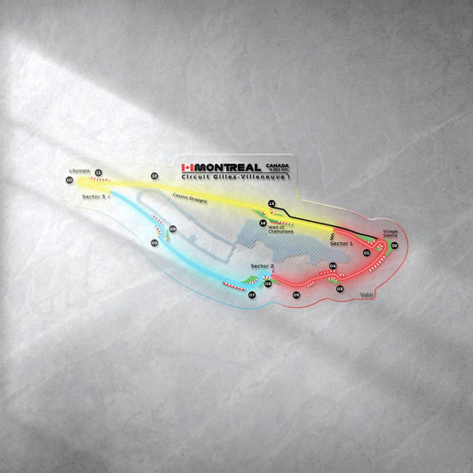 Circuit Gilles Villeneuve Neon Race Track