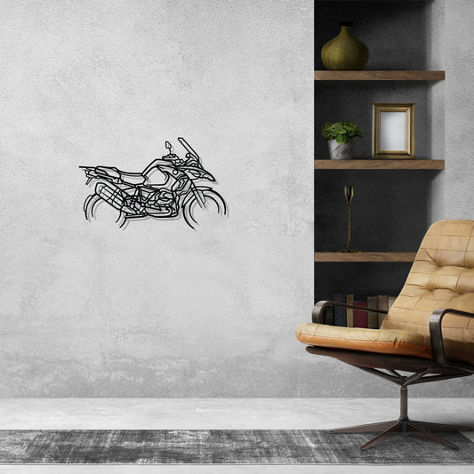 GS Enduro Silhouette Metal Wall Art