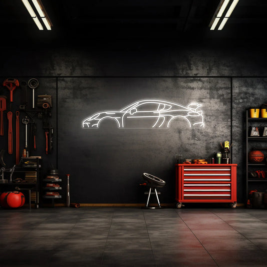 Cayman 718 GT4 RS Neon Silhouette
