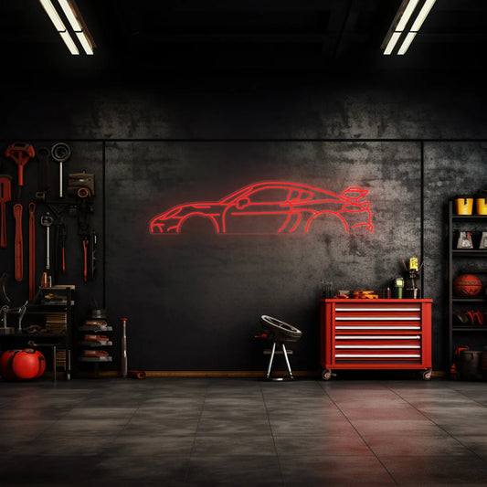 Cayman 718 GT4 RS Neon Silhouette