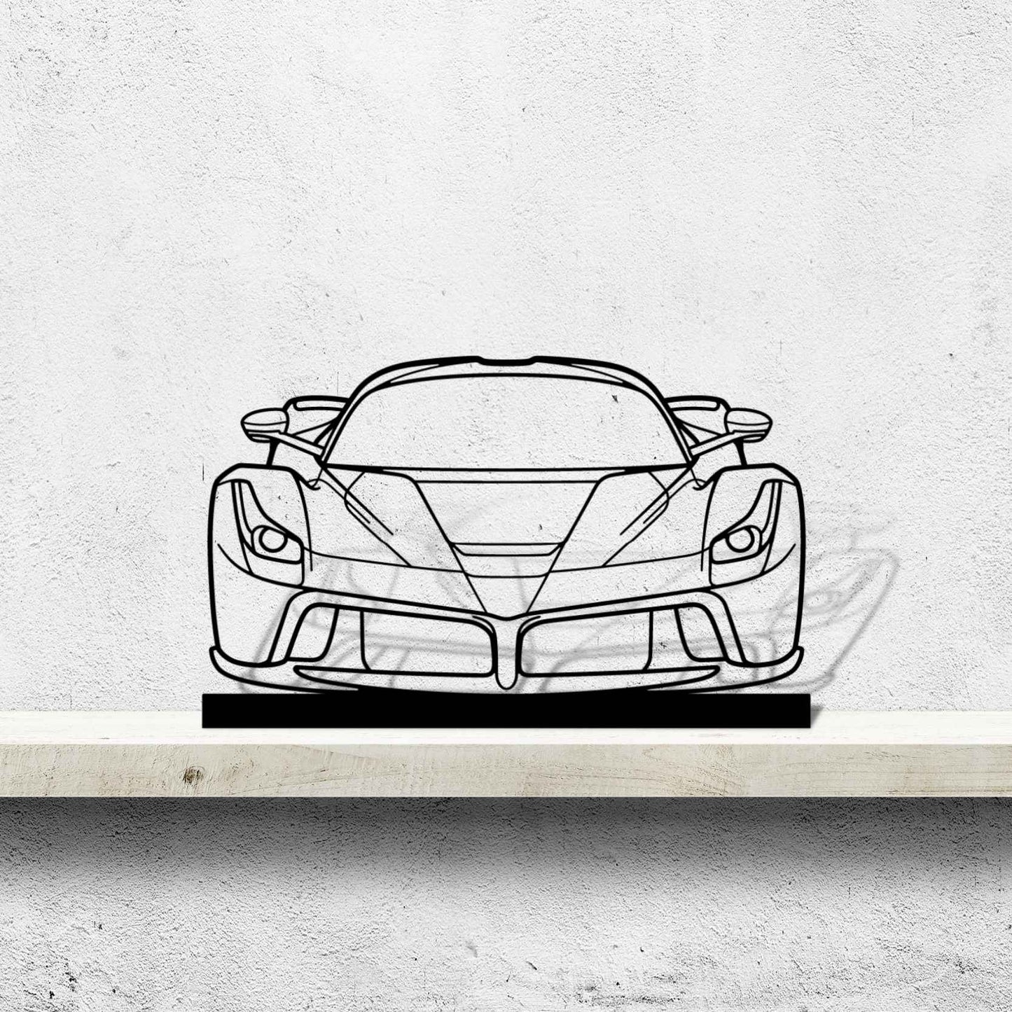 La Front Silhouette Metal Art Stand