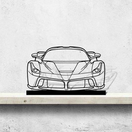 La Front Silhouette Metal Art Stand