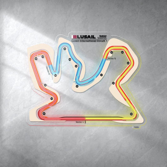 Lusail International Circuit Neon Race Track