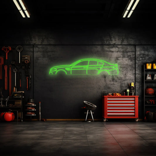 M5 CS 2019 Neon Silhouette