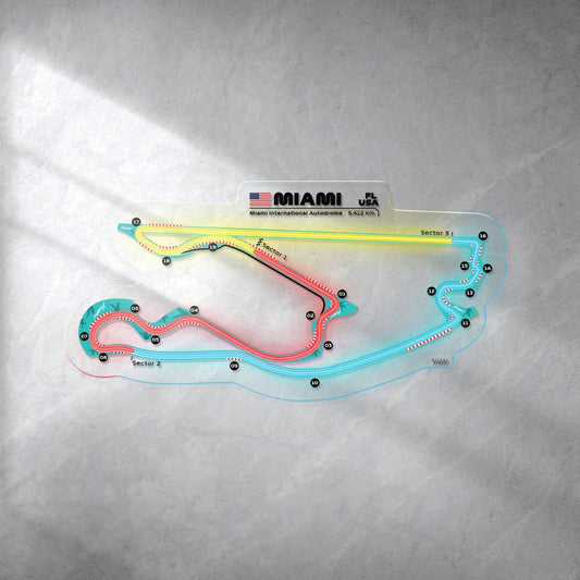 Miami International Autodrome Neon Race Track