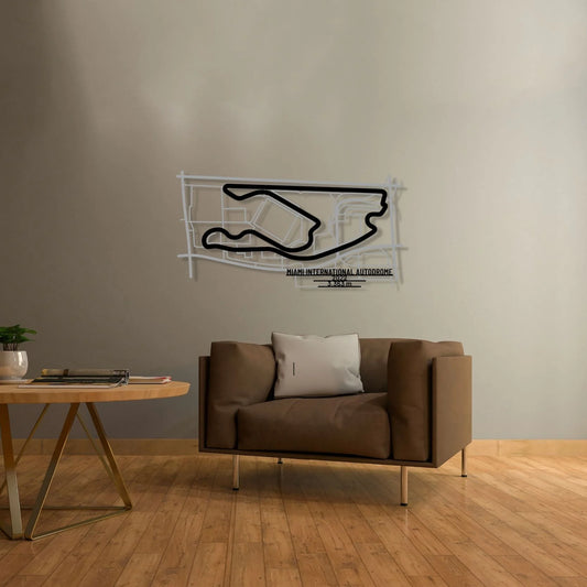 Miami International Metal Wall Art