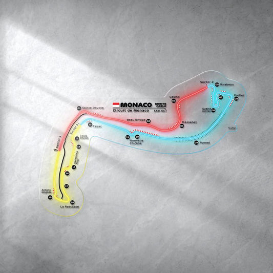 Circuit De Monaco Neon Race Track