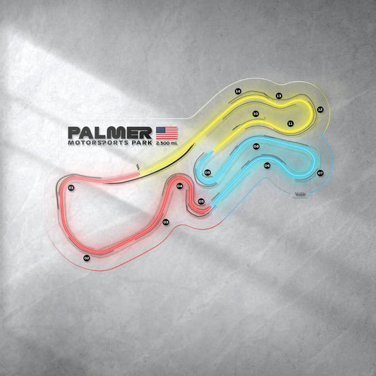 Palmer Motorsports Park Neon Race Track