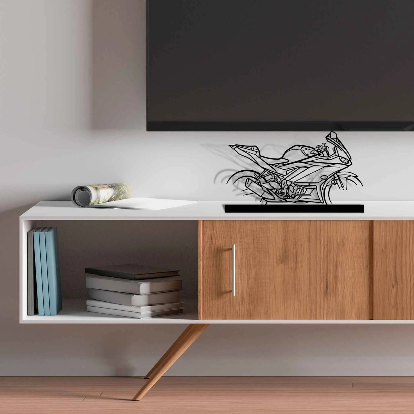 R3 Silhouette Metal Art Stand