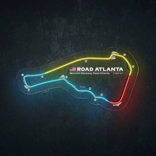 Road Atlanta Neon Race Track