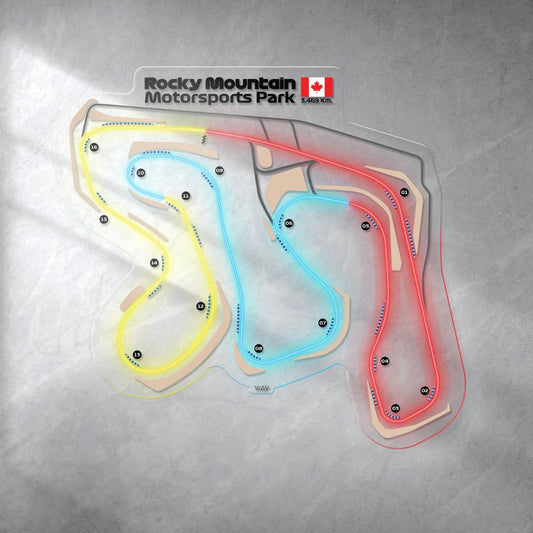 Rocky Mountain Motorsports Neon Race Track