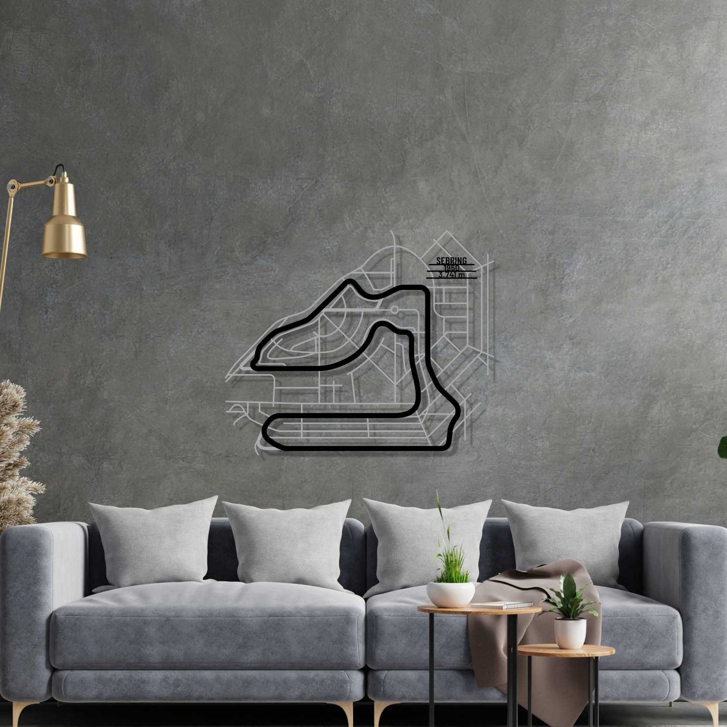 Sebring Metal Wall Art