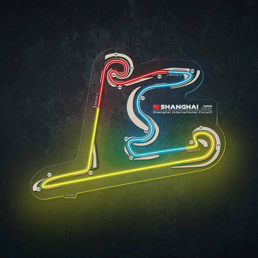Shanghai International Circuit Neon Race Track
