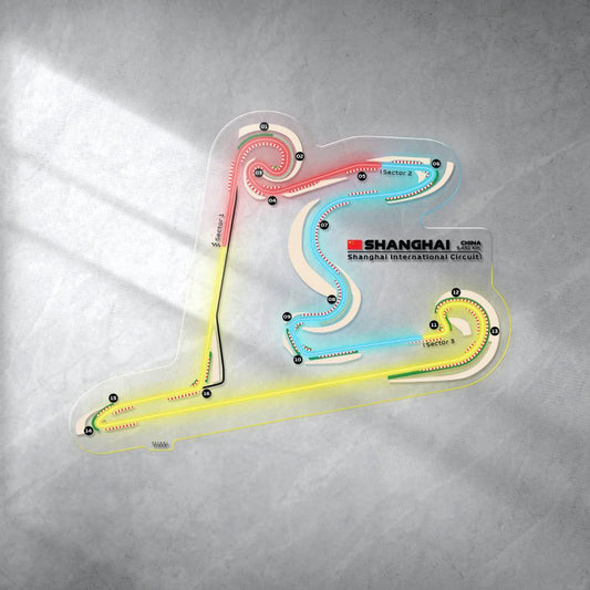Shanghai International Circuit Neon Race Track