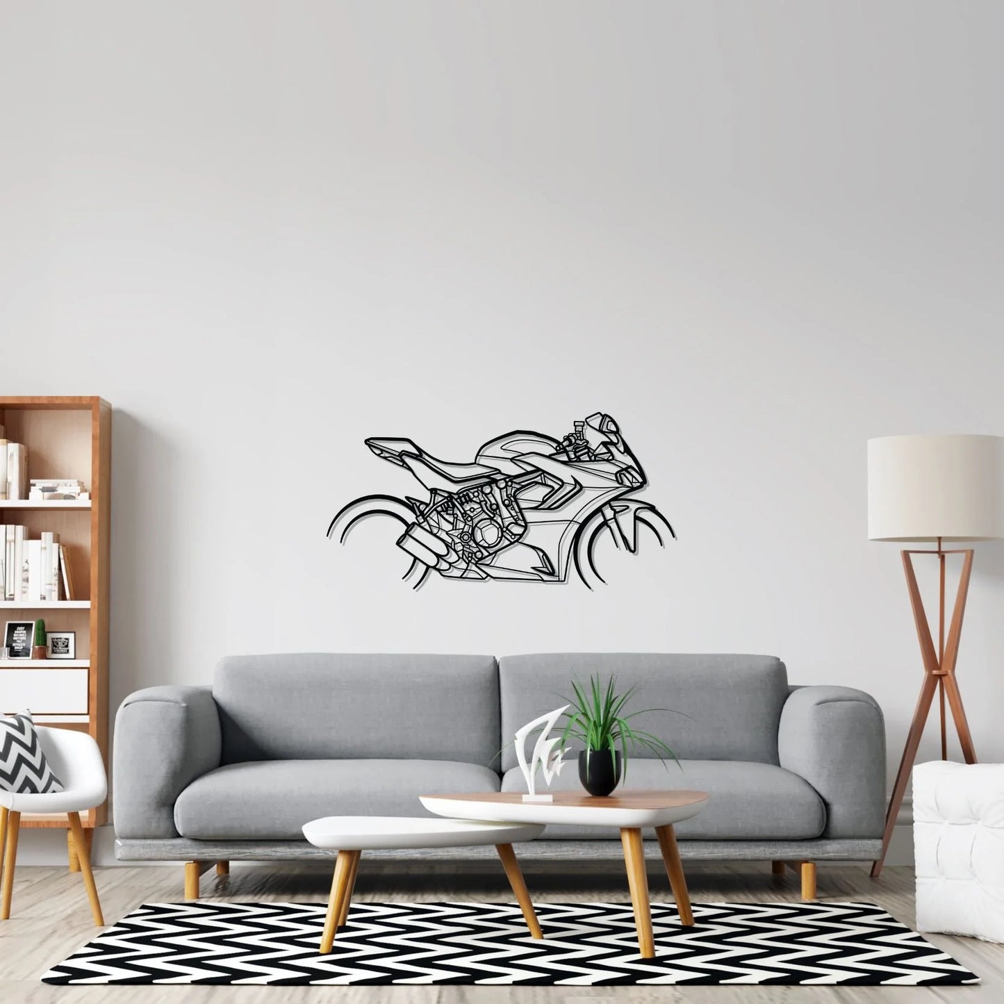 SuperSport 950S 2022 Silhouette Metal Wall Art