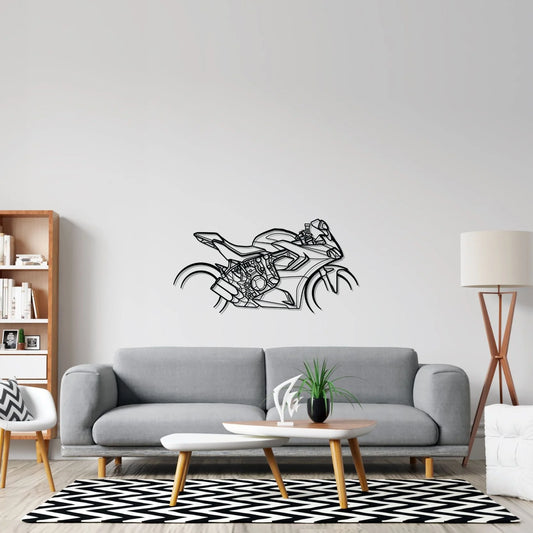 SuperSport 950S 2022 Silhouette Metal Wall Art