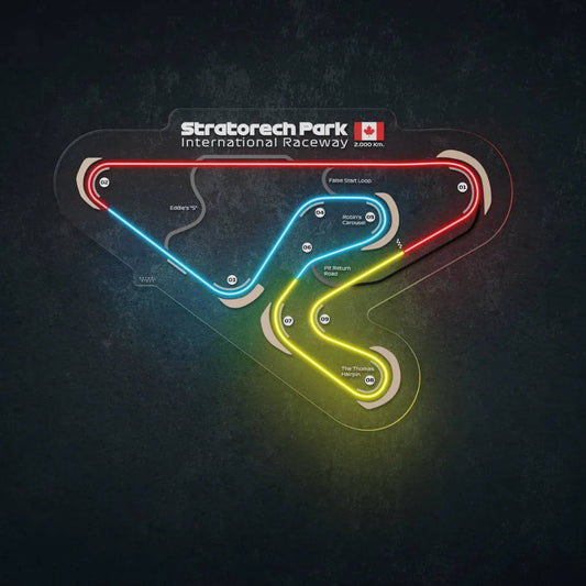 Stratotech Park Raceway Neon Race Track