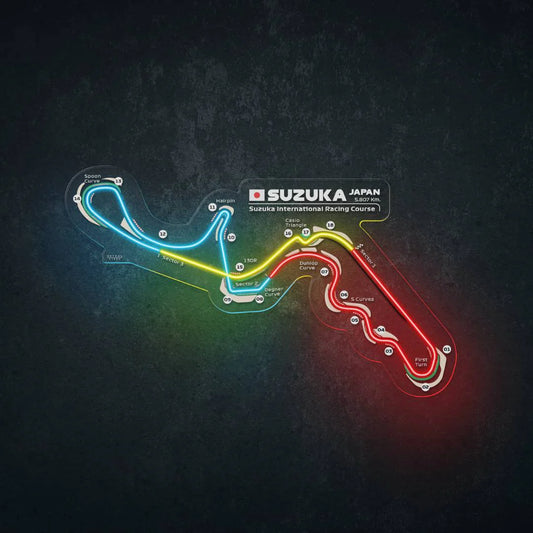 Suzuka International Racing Course Neon Race Track