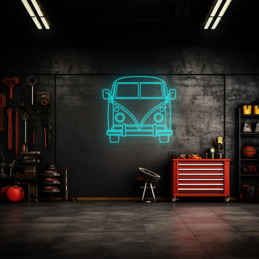 T1 1967 Front Neon Silhouette