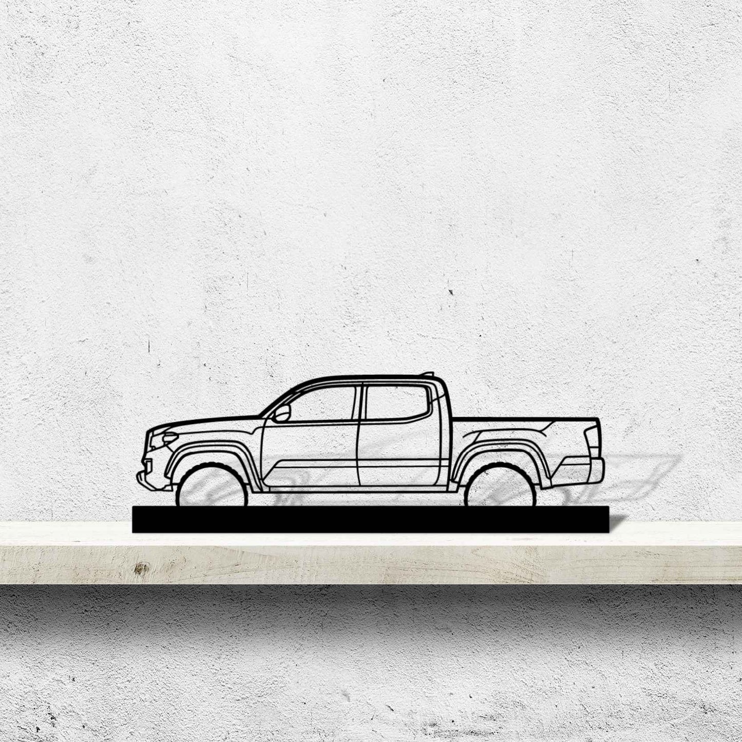 Tacoma Lunar Rock Silhouette Metal Art Stand