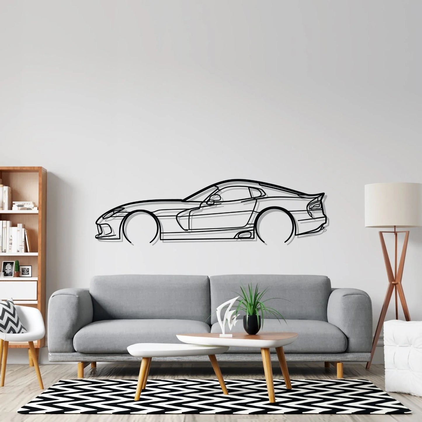 Viper Gen 5 Detailed Silhouette Metal Wall Art