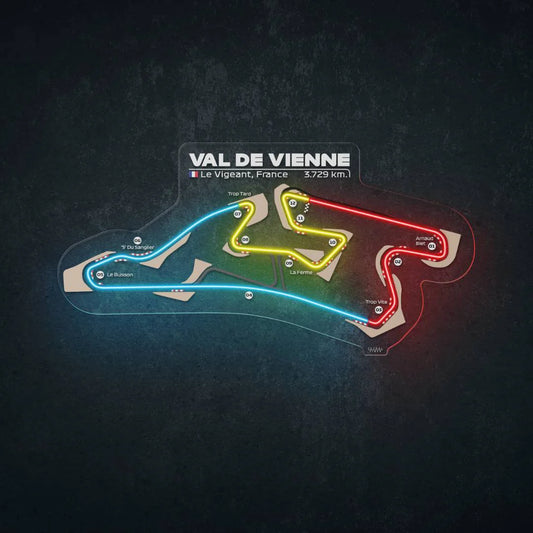 Circuit du Val de Vienne Neon Race Track