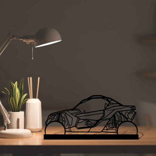 Buggy X3 Silhouette Metal Art Stand