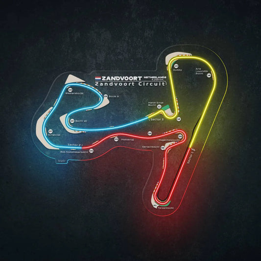 Zandvoort Circuit Neon Race Track