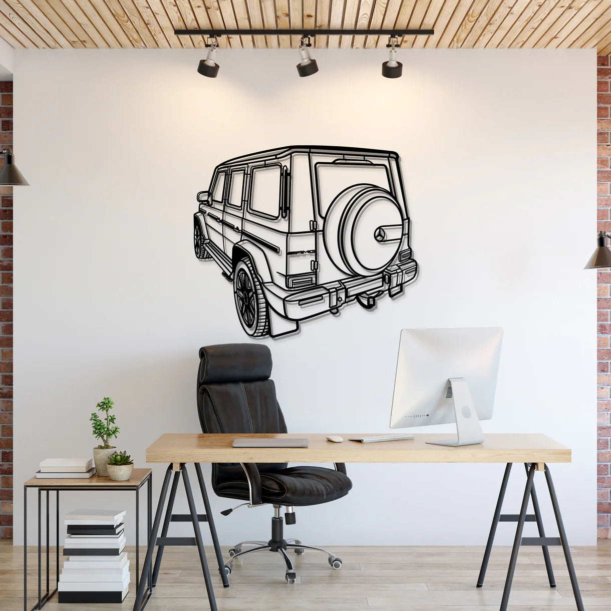 2021 G Class Angle Metal Car Wall Art