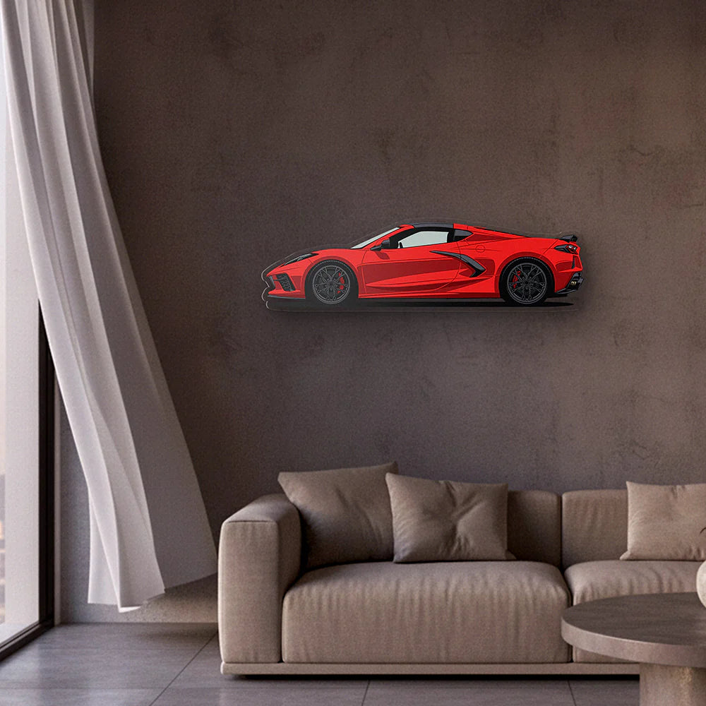 Corvette Stingray C8 Acrylic Print