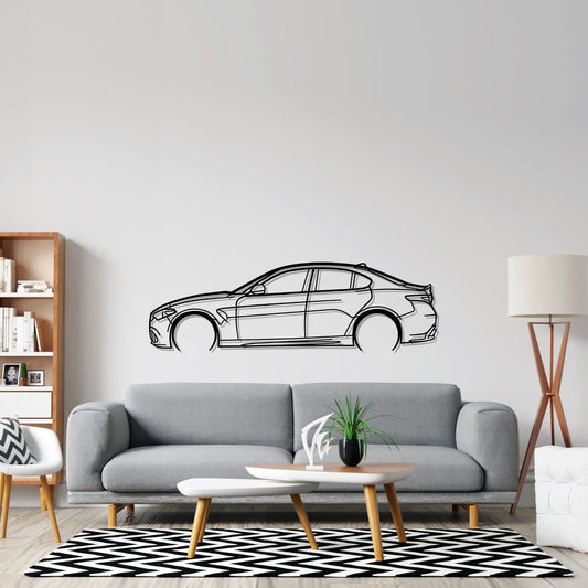 Giulia Detailed Silhouette Metal Wall Art