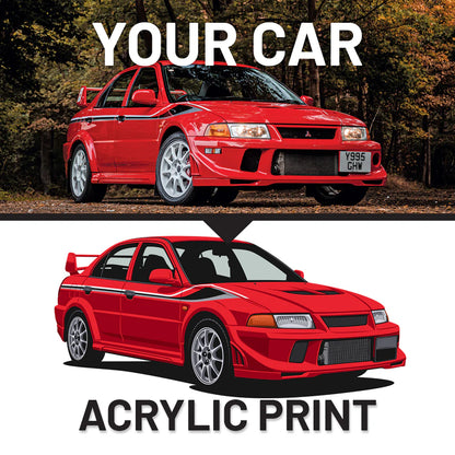 Your Custom Car Acrylic Print Service