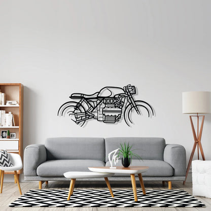 K1100 Cafe Racer Metal Silhouette Wall Art